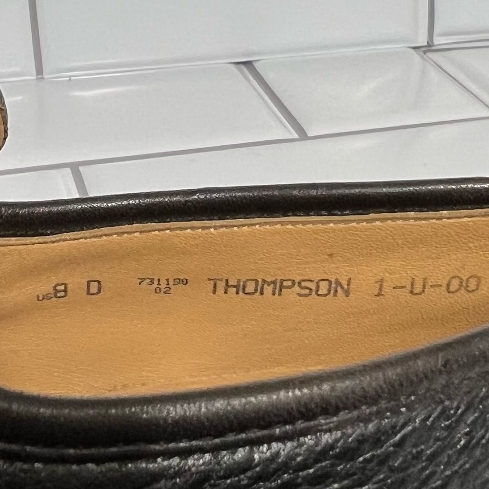 Bally Loafers Men’s Dress Shoes Black Leather Slip On’s Size 8 - Picture 5 of 15